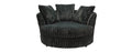 Galactic Charcoal Swivel Chair