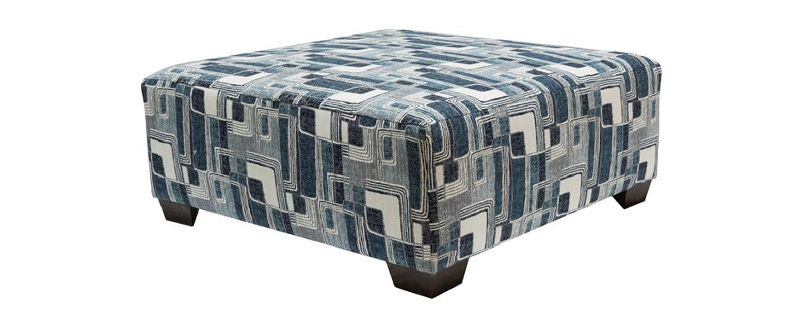 Galactic Charcoal Ottoman