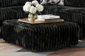 Galactic Ebony Ottoman
