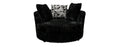 Galactic Ebony Swivel Chair