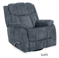 Calgary Slate Swivel Recliner