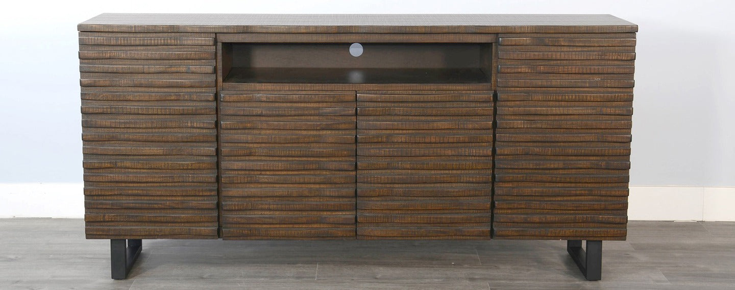 Contempo Brown TV Stand