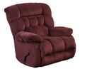 Daly Cranberry Swivel Recliner