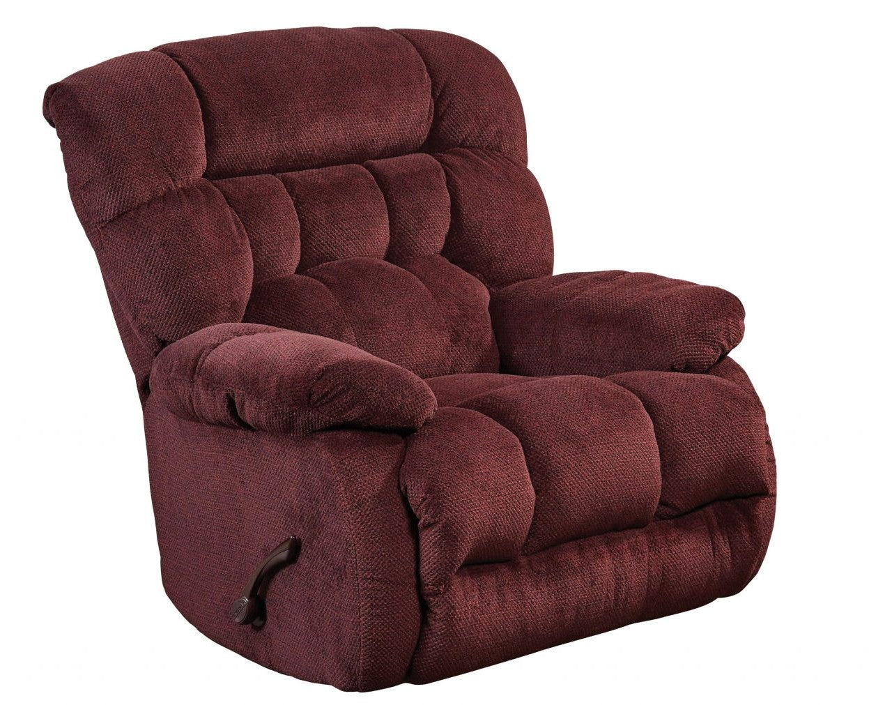 Daly Cranberry Swivel Recliner