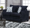 Derelly Black Loveseat