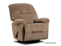Hudson Chocolate Swivel Recliner