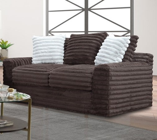 Jenna Chocolate Loveseat