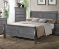 Louis Philippe Grey Bed