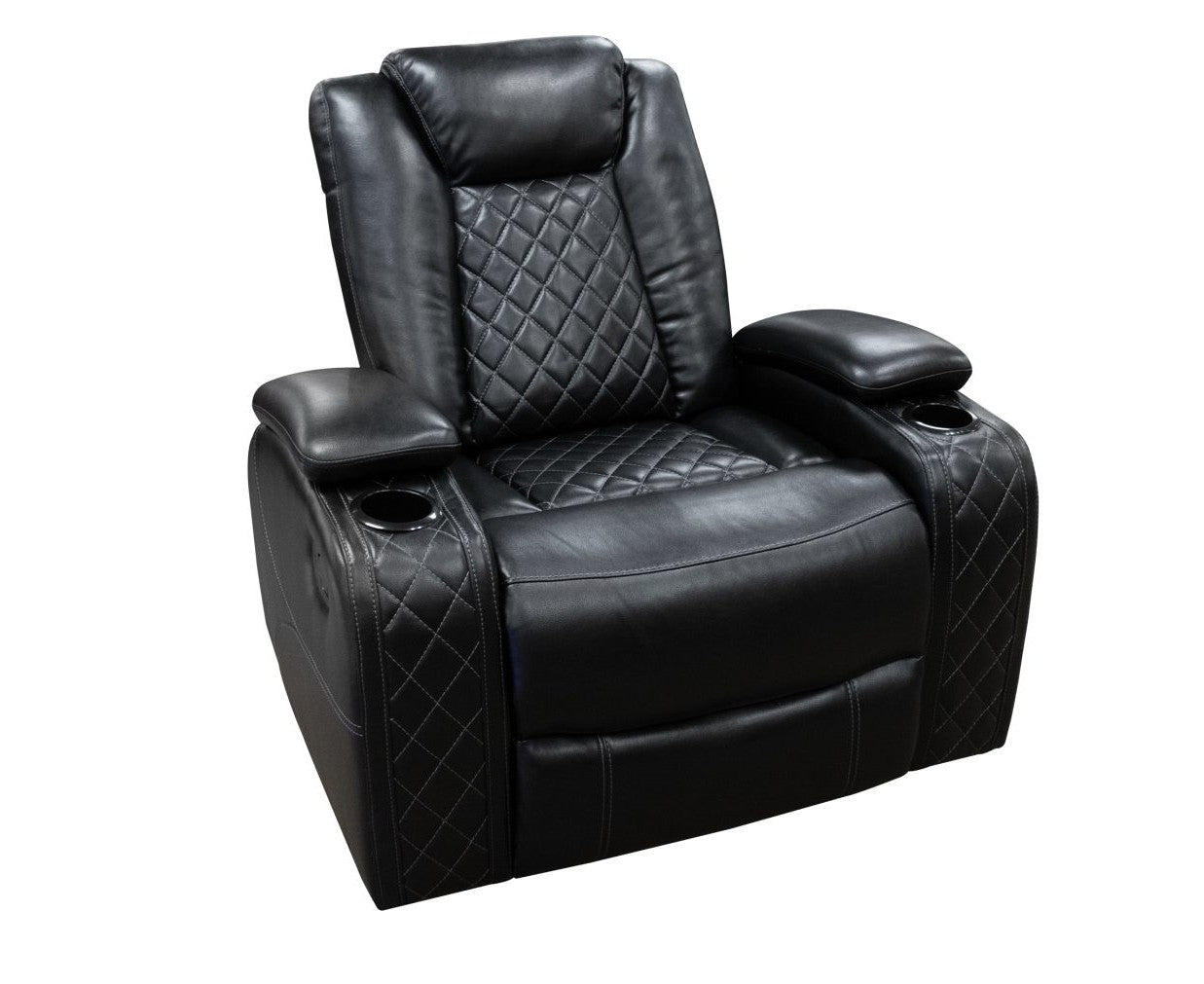 Omega Black Recliner
