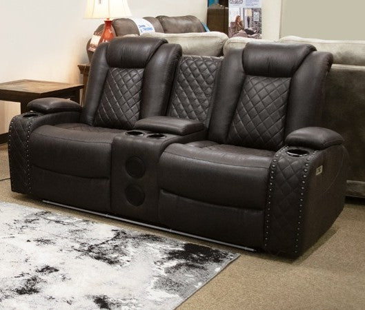 Omega Brown Loveseat