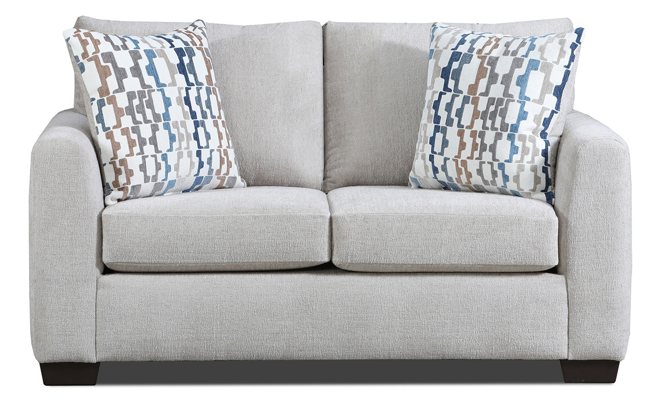 Finley Parchment Loveseat