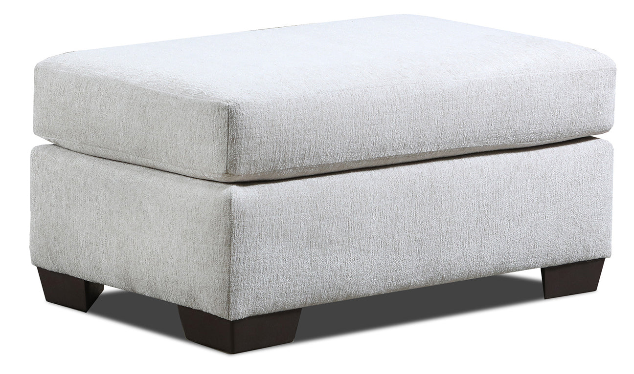 Finley Parchment Ottoman