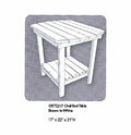 Oval End Table