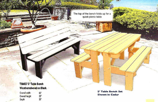 Table Bench Set