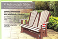 Adirondack 4' Glider