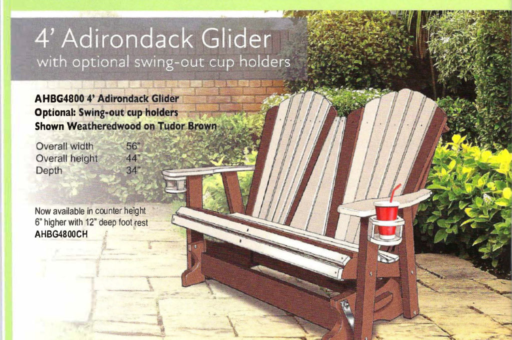 Adirondack 4' Glider