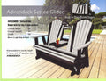 Adirondack Settee Glider